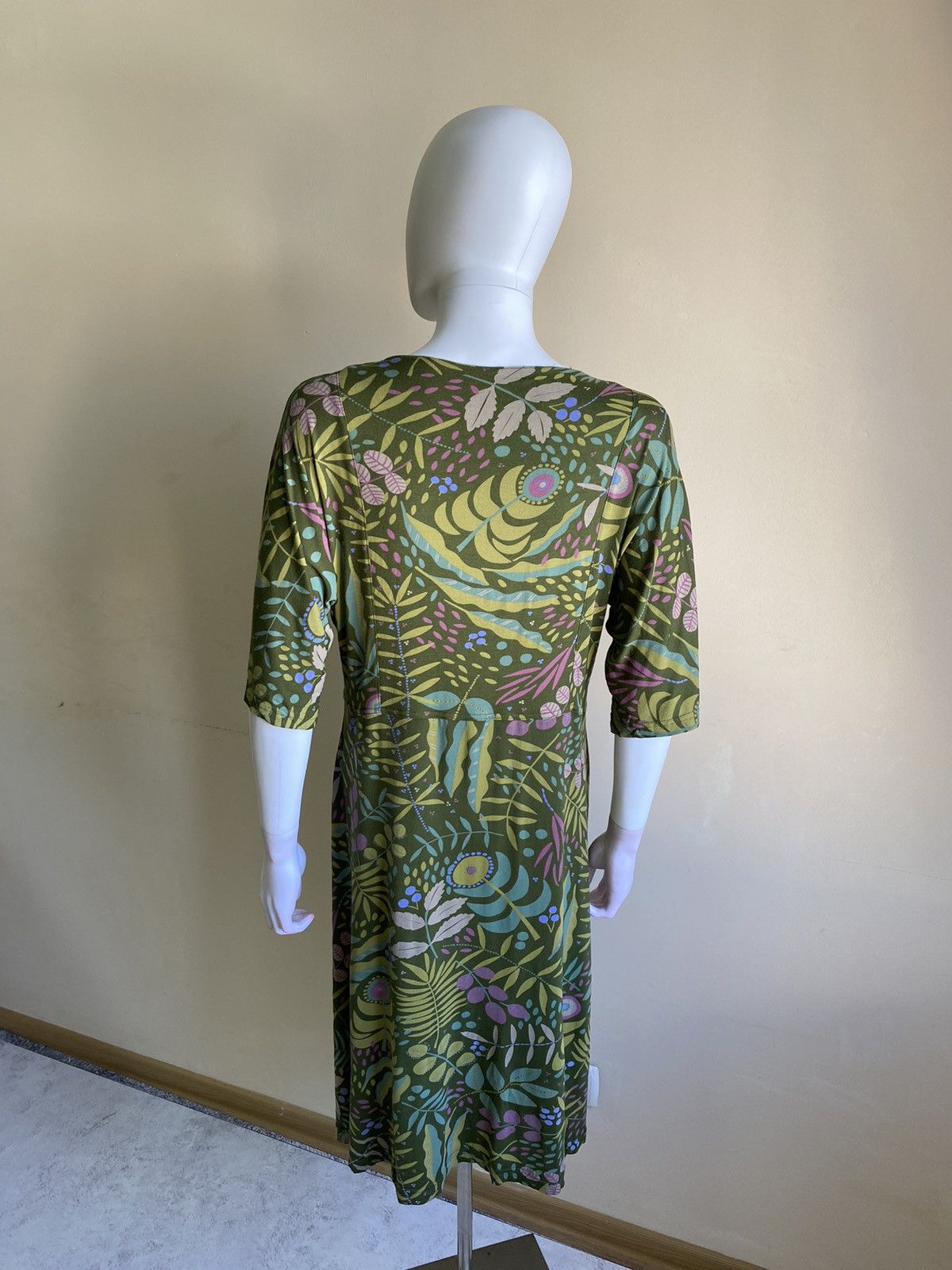 Gudrun Sjoden Gudrun Sjoden Womens Multicolor Floral Midi Dress Size L Size L / US 10 / IT 46 - 8 Thumbnail