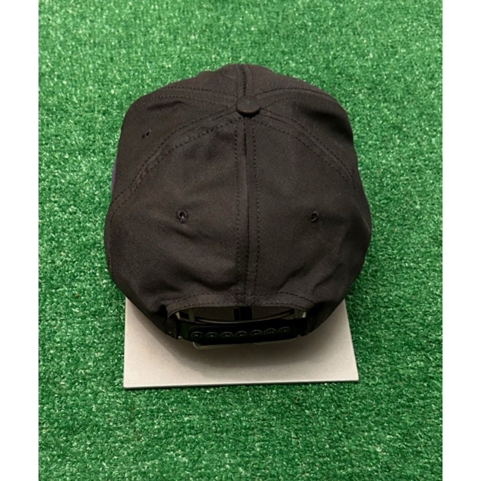 Nutmeg Vintage 90s ABC Sports Logo VTG Snapback Hat Cap Adult Black Purple 1990s Nutmeg Men Size ONE SIZE - 2 Thumbnail