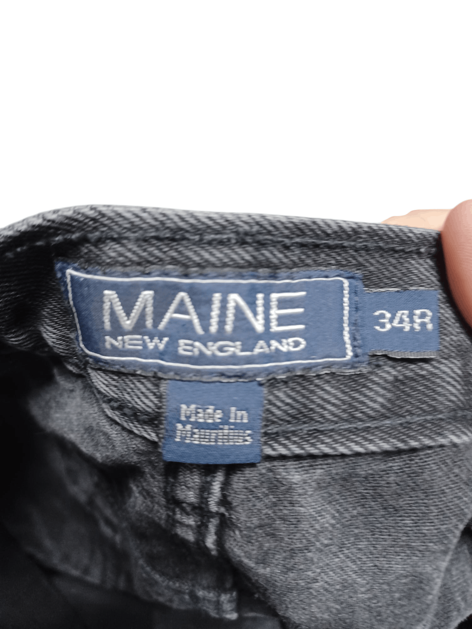 Other FIRE VINTAGE 90S BLACK WASHED HEAVY COTTON WIDE JEANS DENIM Size US 34 / EU 50 - 5 Thumbnail