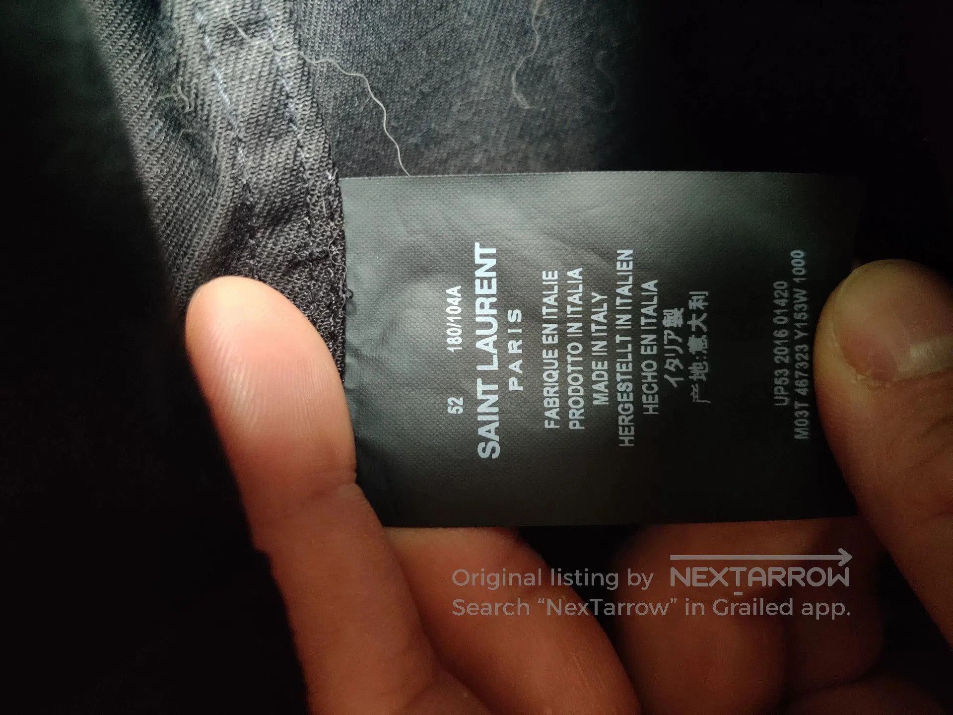 Saint Laurent Paris Saint Laurent Black Safari Jacket. Size US L / EU 52-54 / 3 - 4 Thumbnail