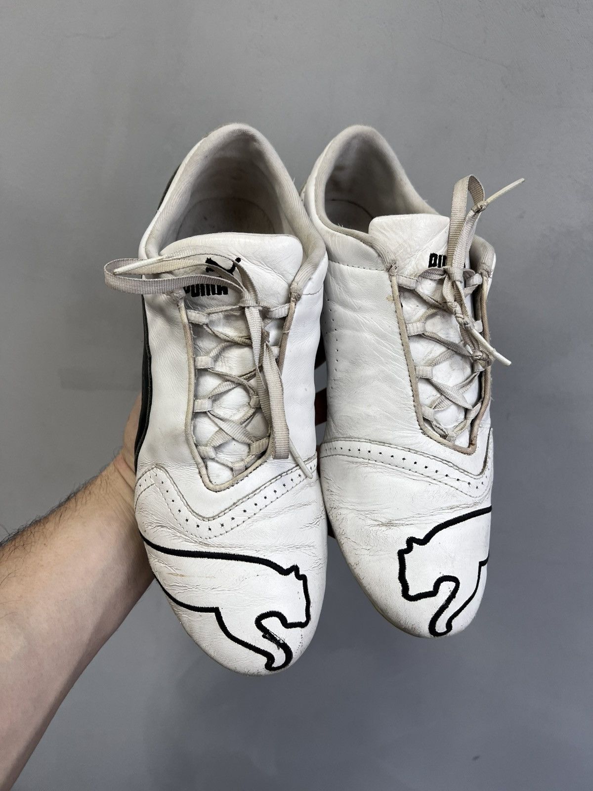 Adidas × Puma 00s SPEEDCAT PUMA Y-3 STYLE LEATHER MOTO BOOTS SNEAKERS Size US 8.5 / IT 38.5 - 12 Thumbnail
