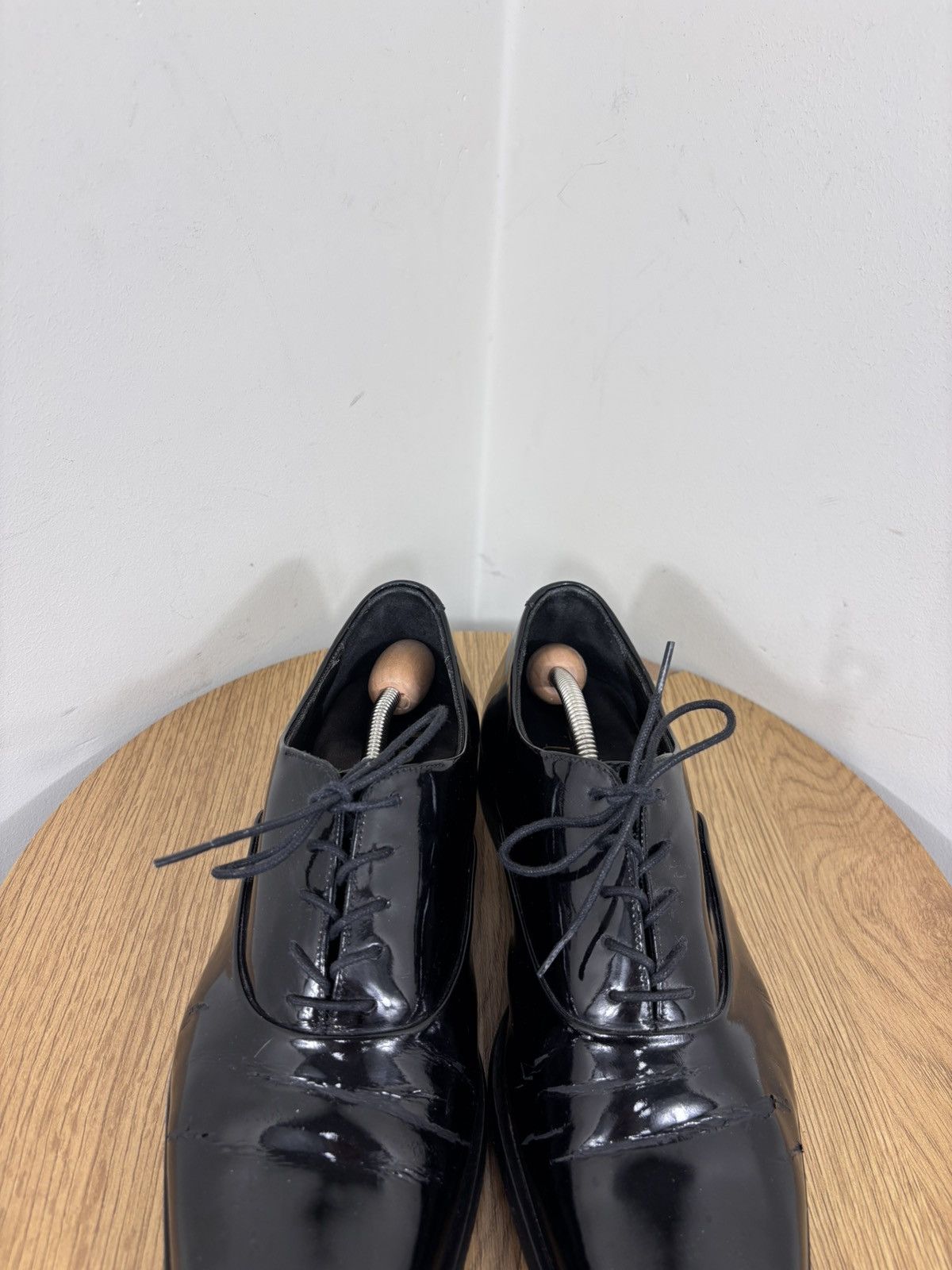 Loake Loake Lifestyle Men’s Black Patent Leather Dress Shoes Size US 9.5 / EU 42-43 - 8 Thumbnail