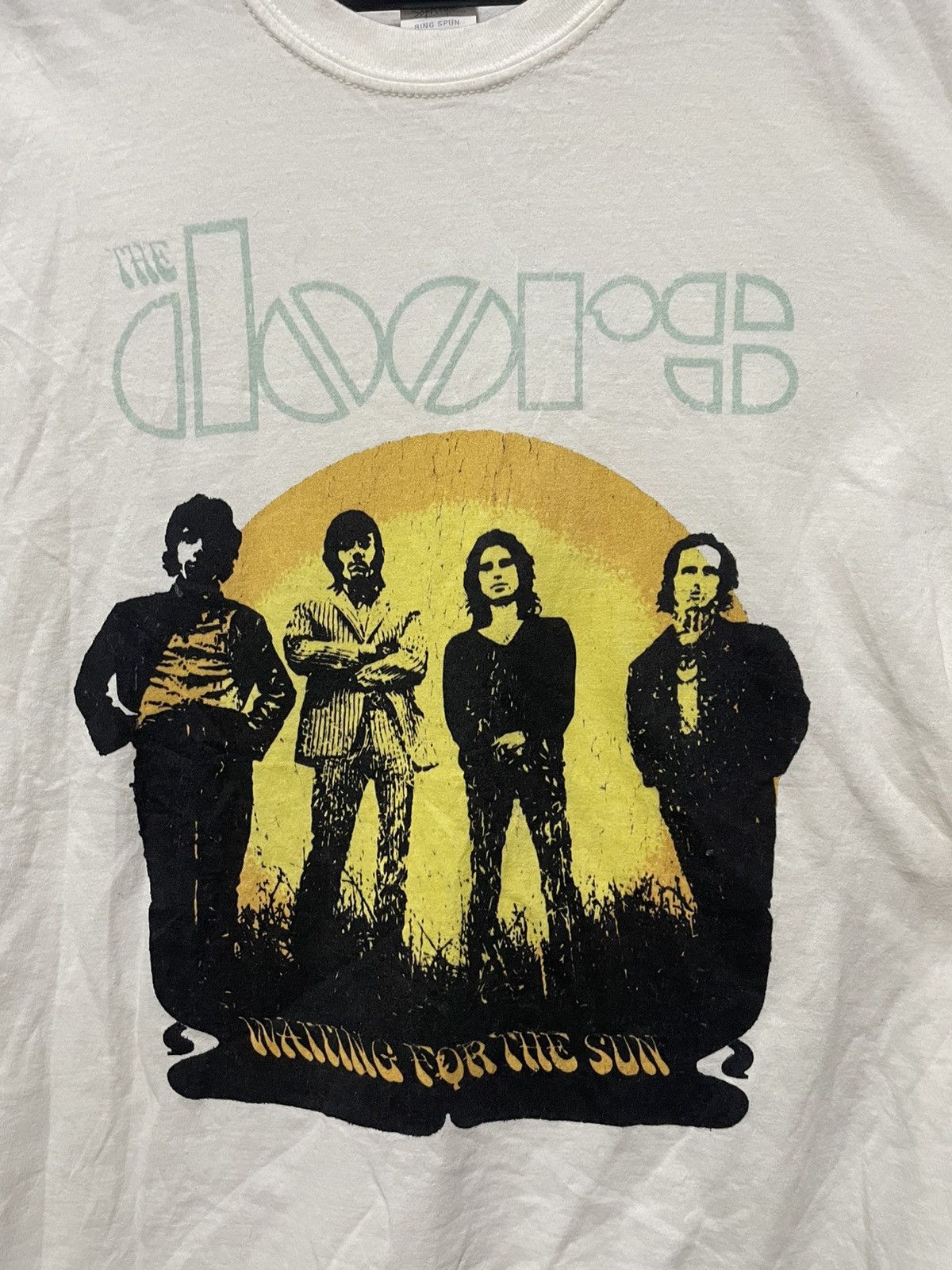 Band Tees × Vintage The Doors Waiting For The Sun Tour T Shirt Band Tee Size US M / EU 48-50 / 2 - 3 Thumbnail