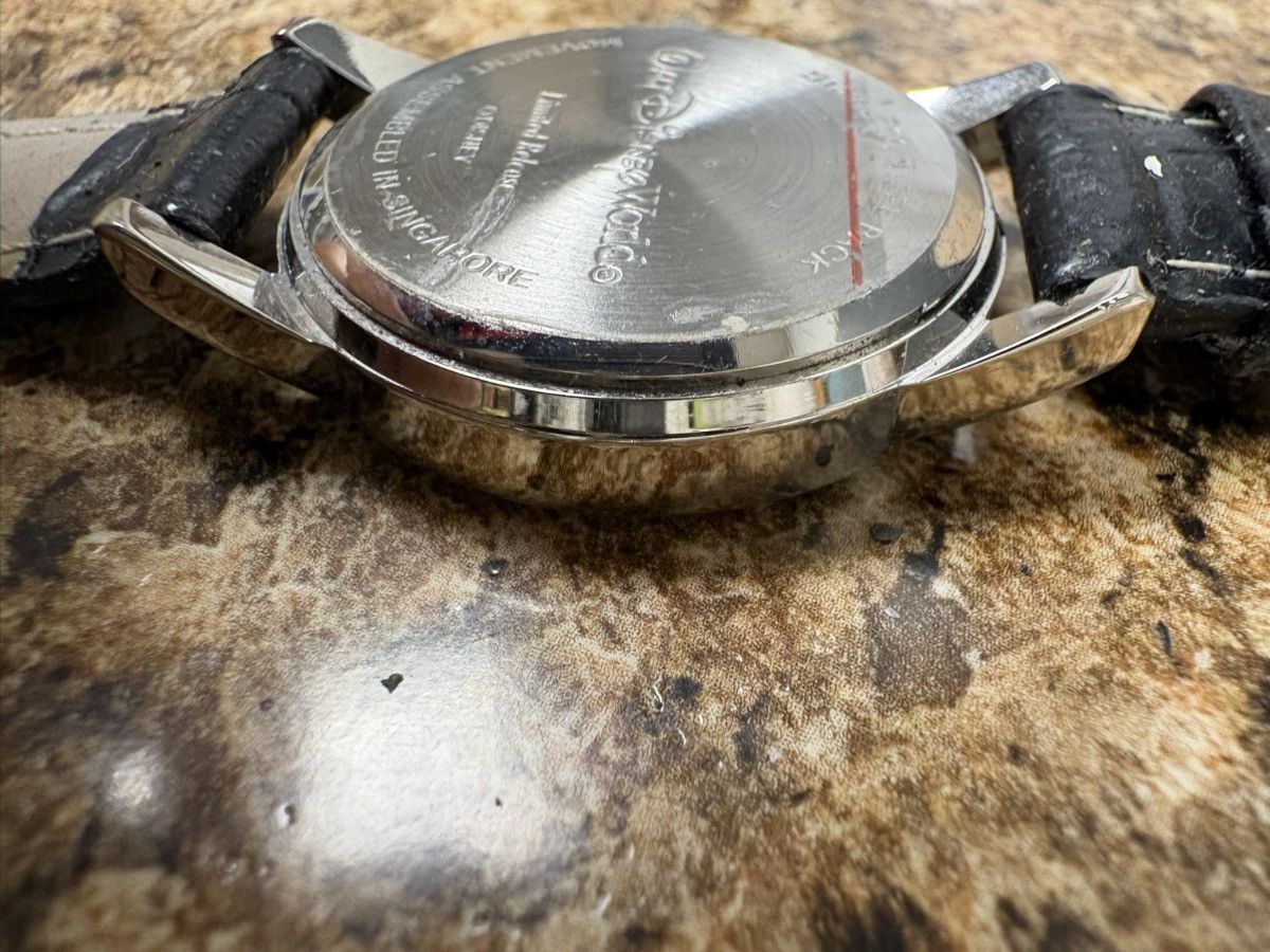 Disney Mickey Mouse Limited Release Watch Castle Dial Leather Band Size ONE SIZE - 7 Thumbnail