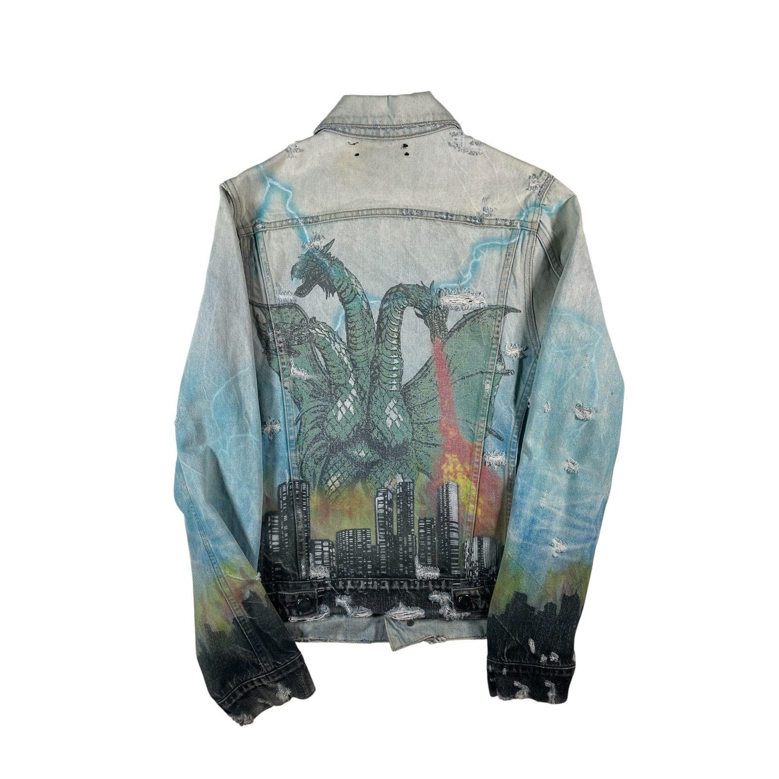 Amiri Amiri 'Skyline' Denim Jacket Size US S / EU 44-46 / 1 - 2 Thumbnail