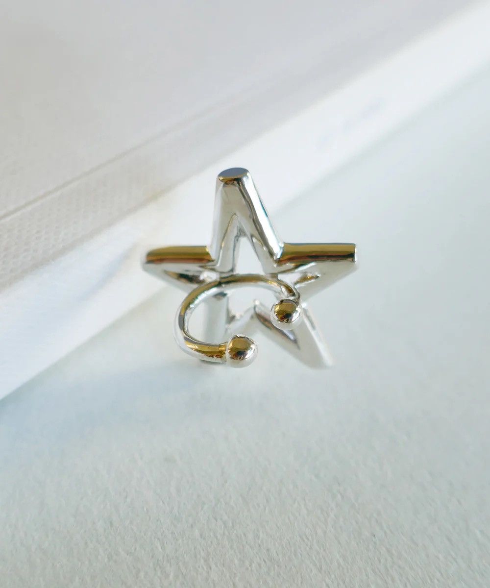 Other E.M. Star Single Ear Cuff Silver 925 2303-ER92 Size ONE SIZE - 3 Thumbnail