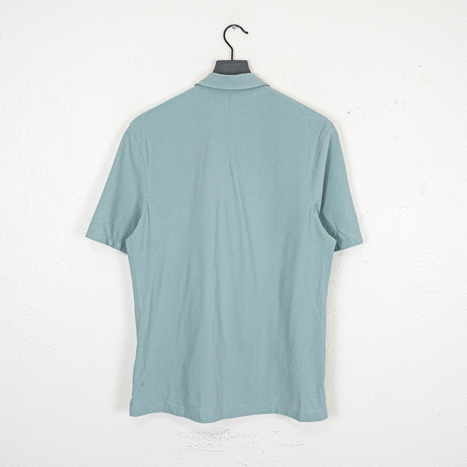 Lululemon Lululmon Woven air Popover Shirt Short Sleeve Silver blue Size US M / EU 48-50 / 2 - 5 Thumbnail