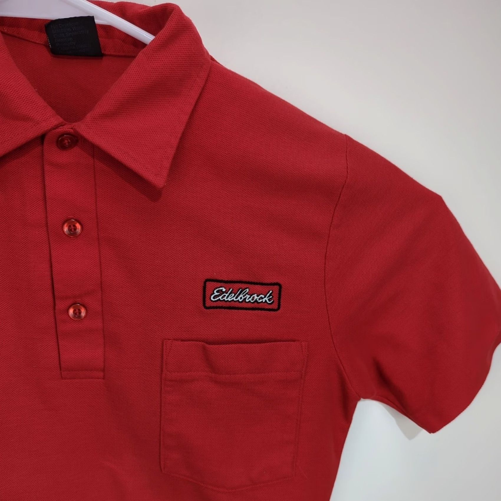Jantzen VINTAGE Jantzen Polo Shirt Short Sleeve Mens Small Red USA Edelbrock Performance Embroidered Logo Cars Comfort All Seasons Regular Fit Size US S / EU 44-46 / 1 - 4 Thumbnail