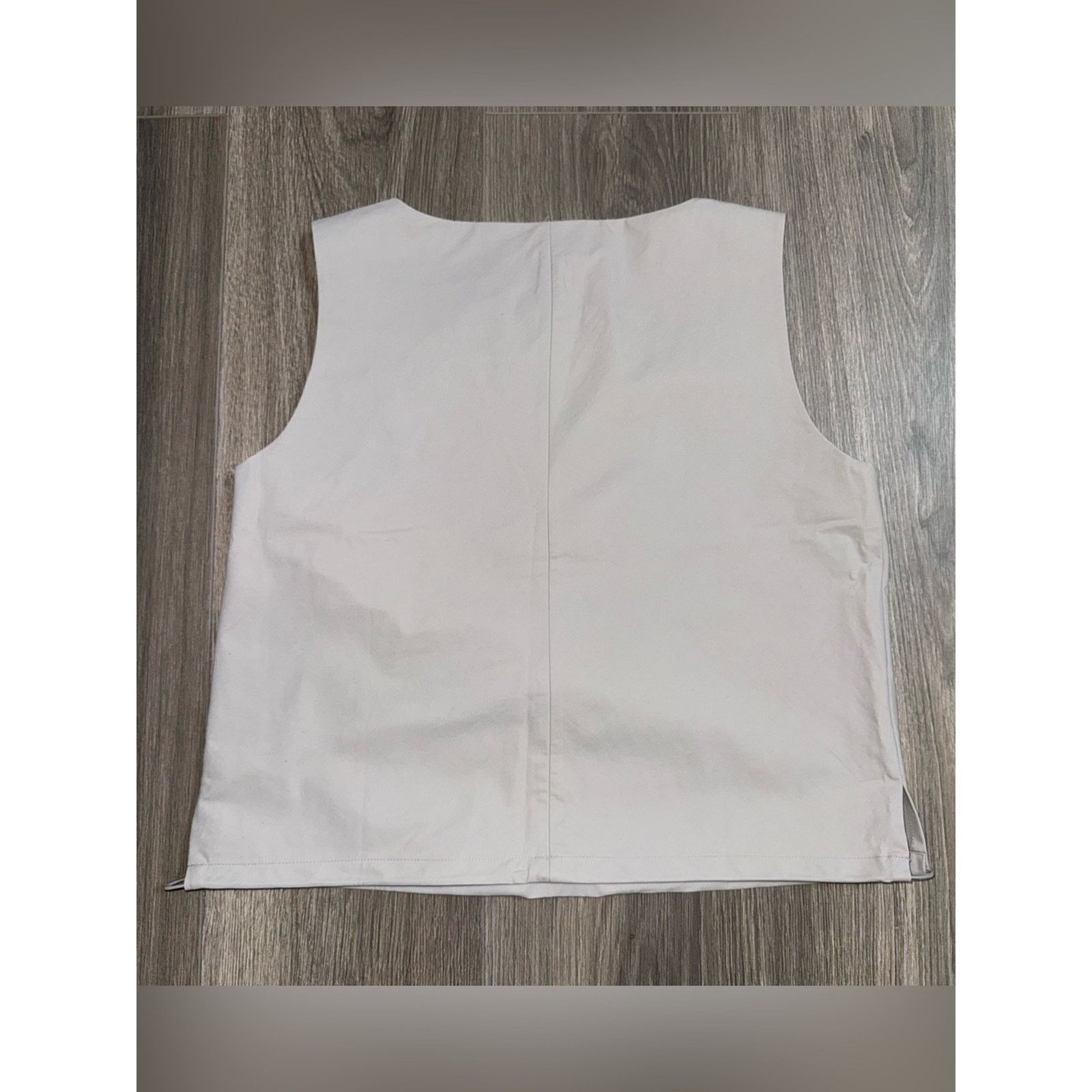 Banana Republic Banana Republic Light Grey Stretch Crop Top Size Small NWT Size S / US 4 / IT 40 - 6 Thumbnail