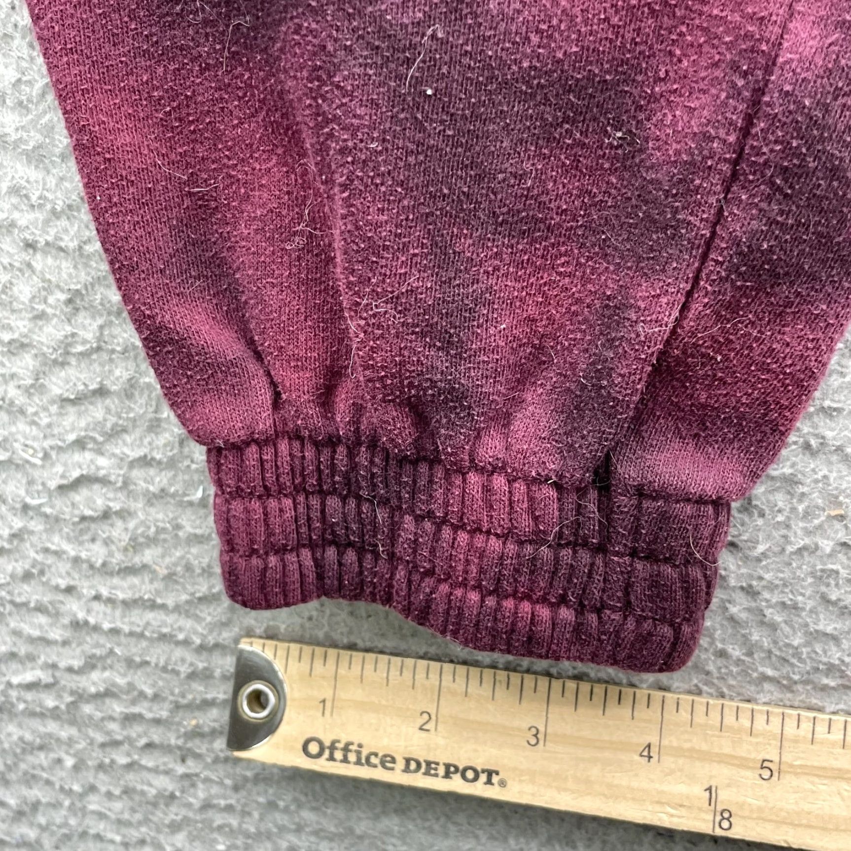 Victoria's Secret PINK Victorias Secret Sweatpants Womens 25x27 Burgundy TieDye Jogger Lounge Gym Size 28" / US 6 / IT 42 - 6 Thumbnail