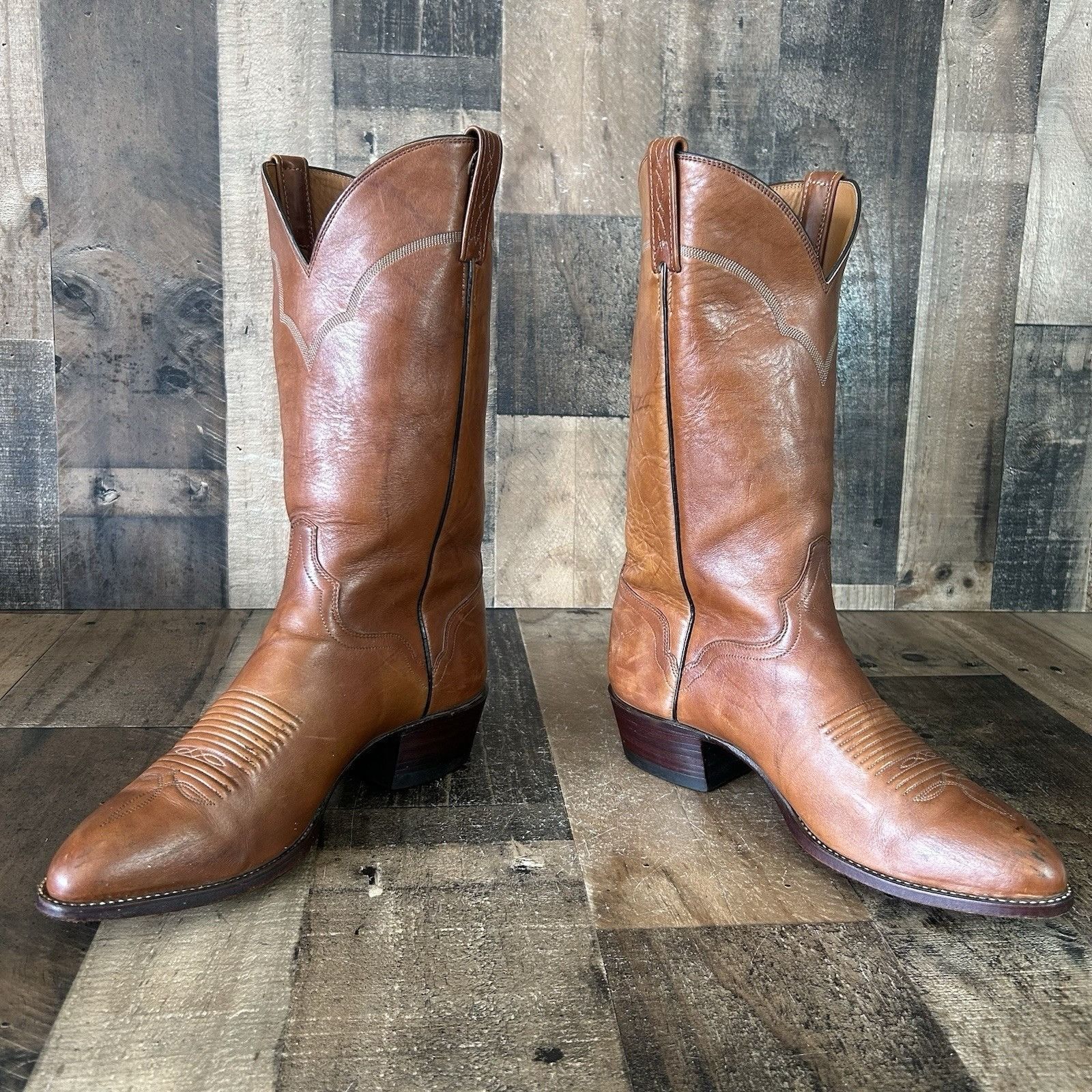 Vintage El Dorado Vintage Handmade Western Cowboy Boots Mens 10 D Size US 10 / EU 43 - 10 Thumbnail