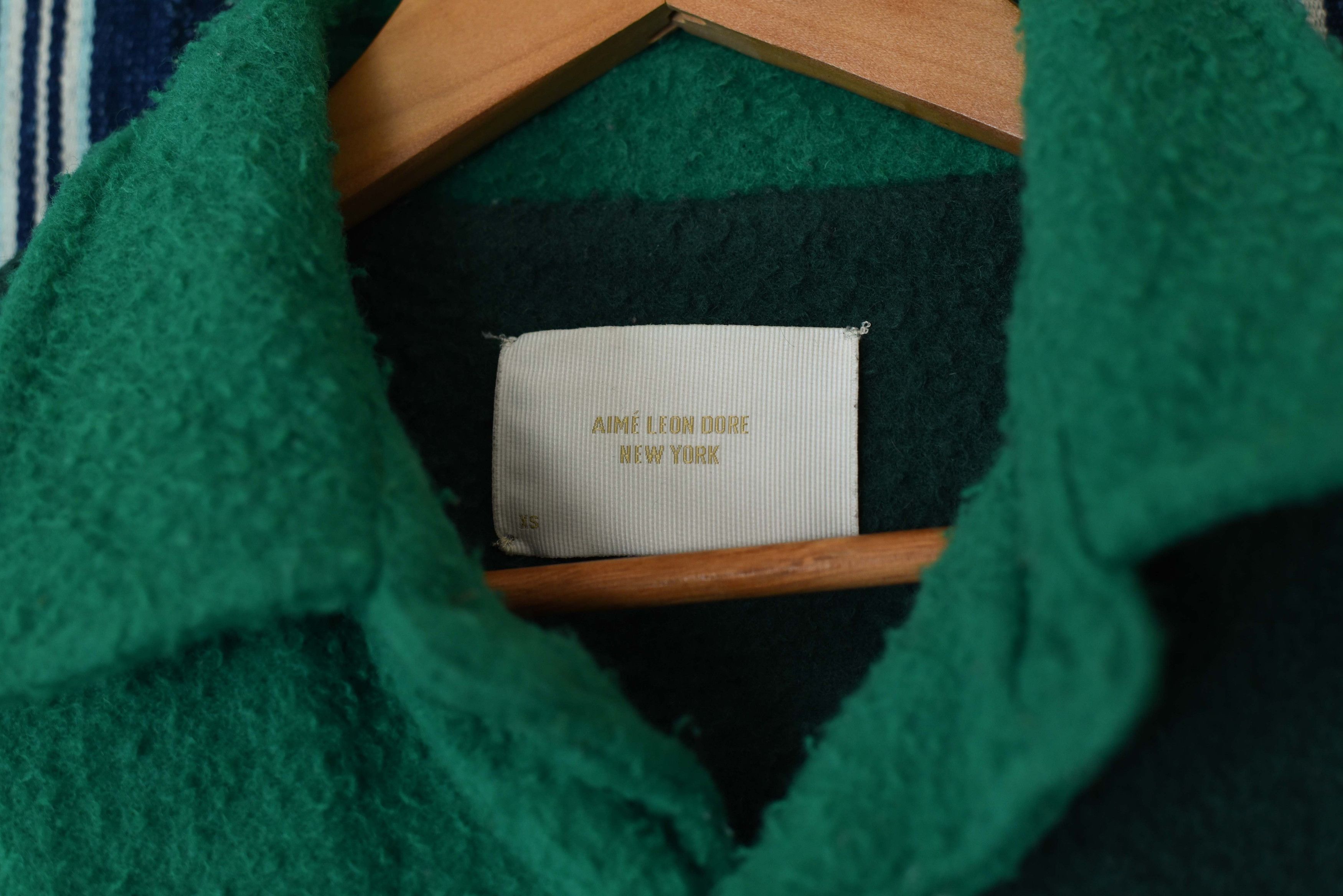 Aime Leon Dore Aime Leon Dore Casentino Wool Overshirt Green XS fits S Size US S / EU 44-46 / 1 - 2 Thumbnail
