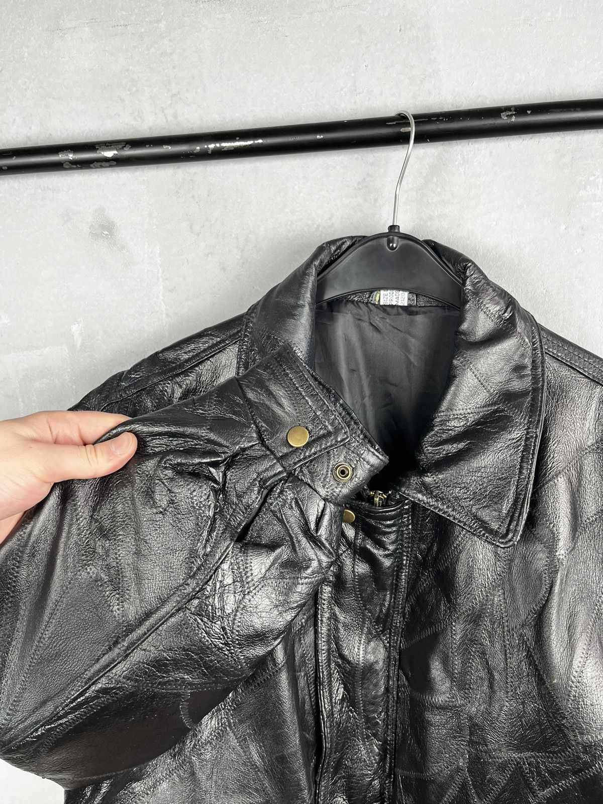 Genuine Leather × Vintage Vintage Leather Jacket bomber size L Size US L / EU 52-54 / 3 - 9 Thumbnail