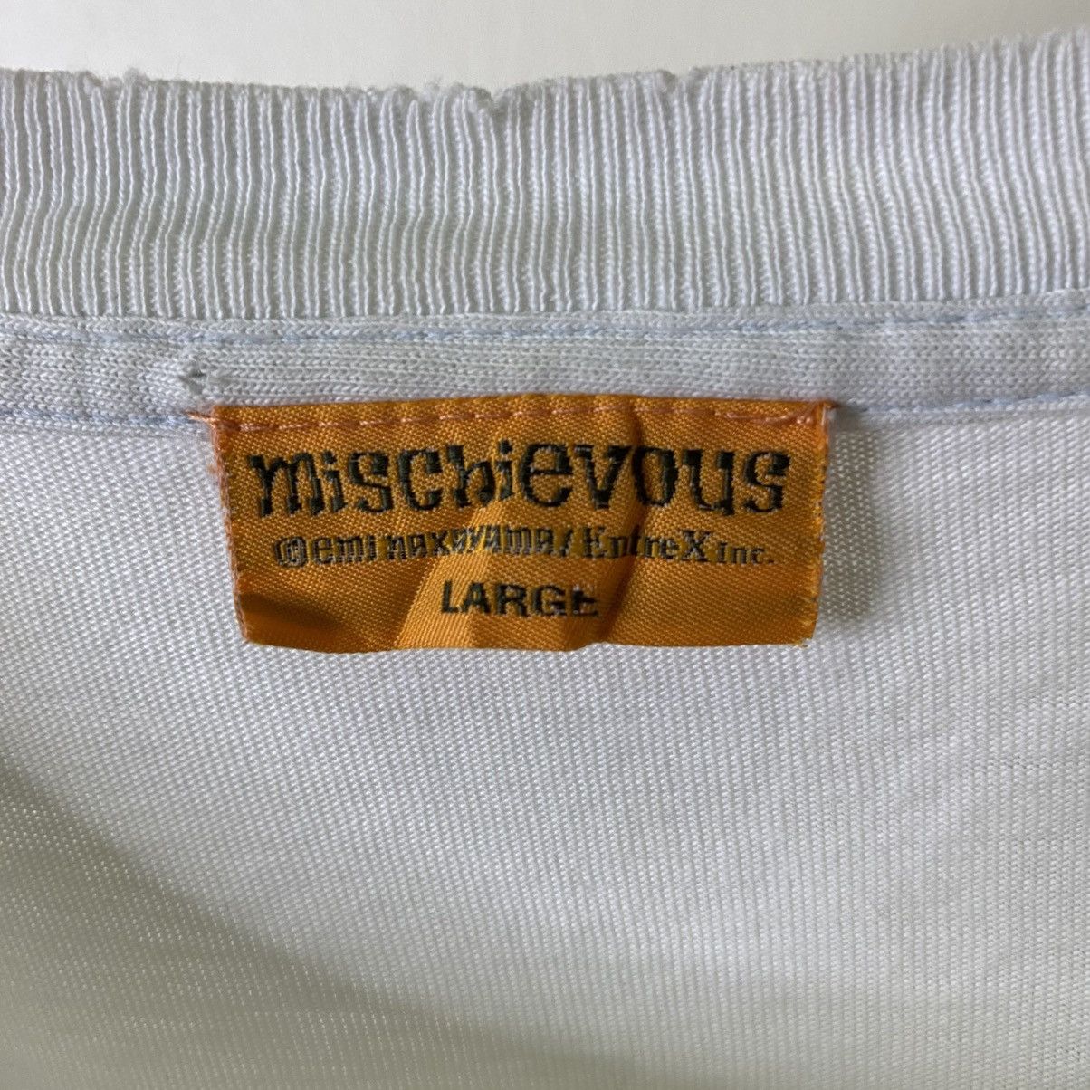 Vintage 1990s Mischevious Blue Rabbit Punk Hysterics LGB Style Tee Size US M / EU 48-50 / 2 - 3 Thumbnail