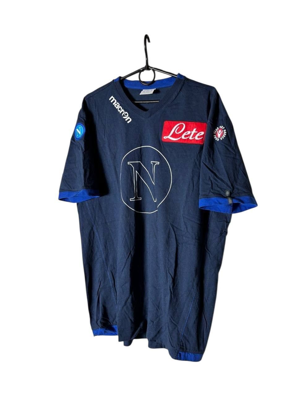 Sports Specialties Napoli 2009-10 Macron Italy Vintage Jersey Training T-Shirt Size US XL / EU 56 / 4 - 2 Thumbnail