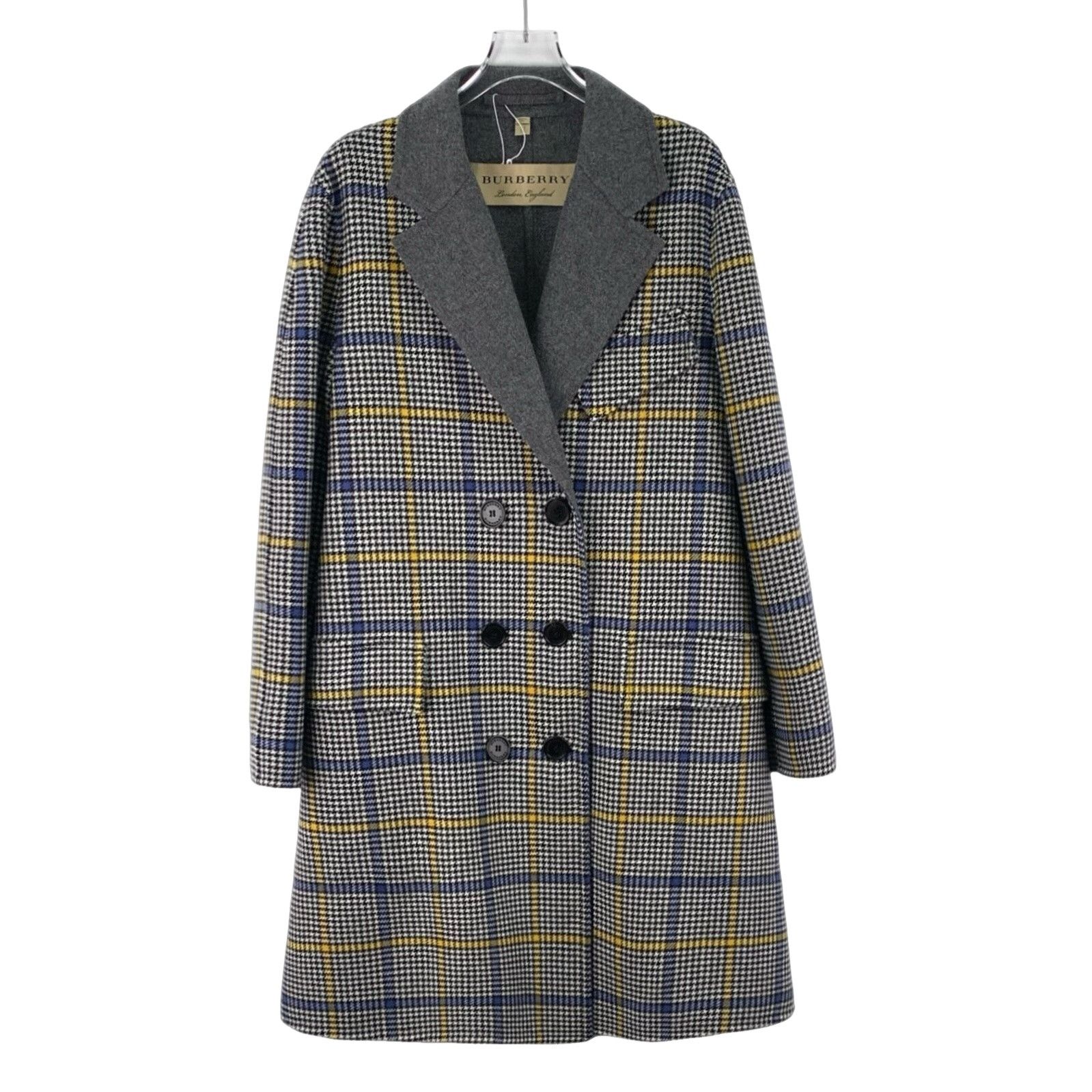Burberry Burberry Plaid Wool Double-Breasted Coat IT 38 Size XS / US 0-2 / IT 36-38 - 1 Thumbnail