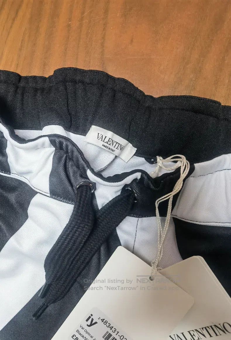 Valentino Valentino Black and white sweatpants Size US 28 / EU 44 - 4 Thumbnail