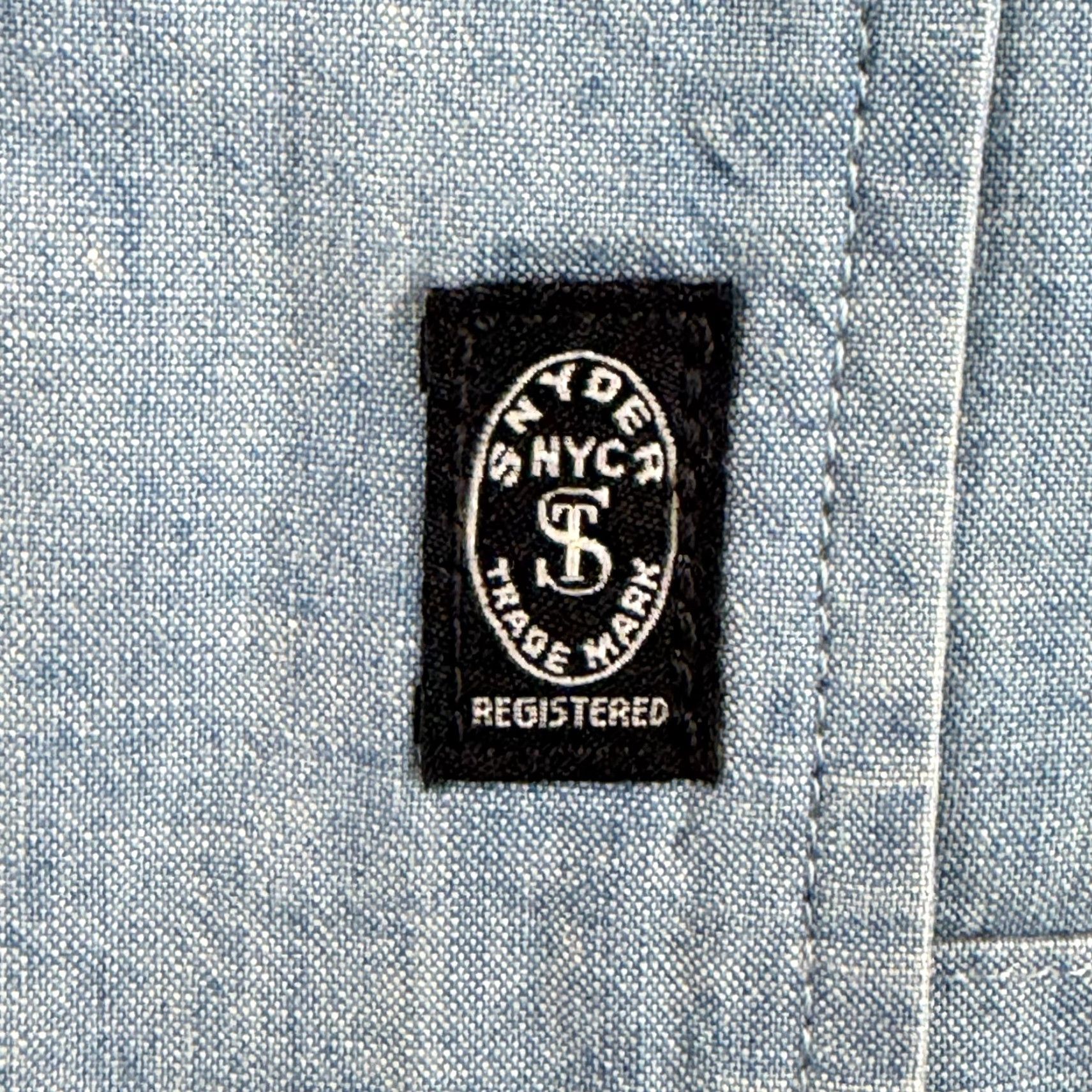Todd Snyder Todd Snyder Relaxed Chambray CPO Overshirt in Bleached Indigo Men Large NWT 48 Size US L / EU 52-54 / 3 - 4 Thumbnail