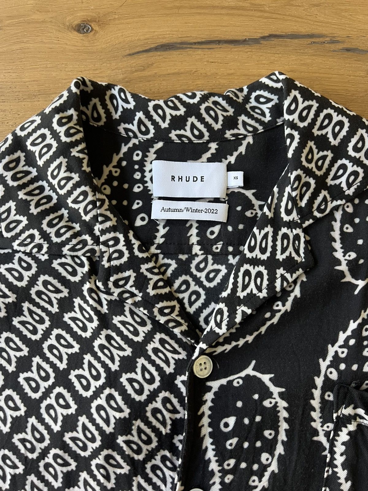 Rhude Rhude Paisley short sleeve button up Size US XS / EU 42 / 0 - 2 Thumbnail