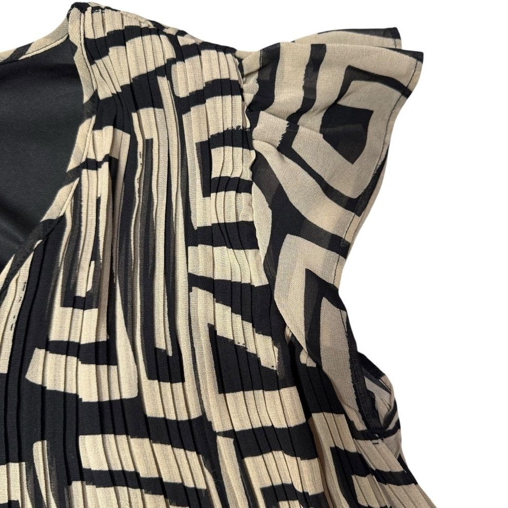 Adrianna Papell NWT New Adrianna Papell V-Neck Flutter Sleeve Chiffon Top B Size XS / US 0-2 / IT 36-38 - 4 Thumbnail