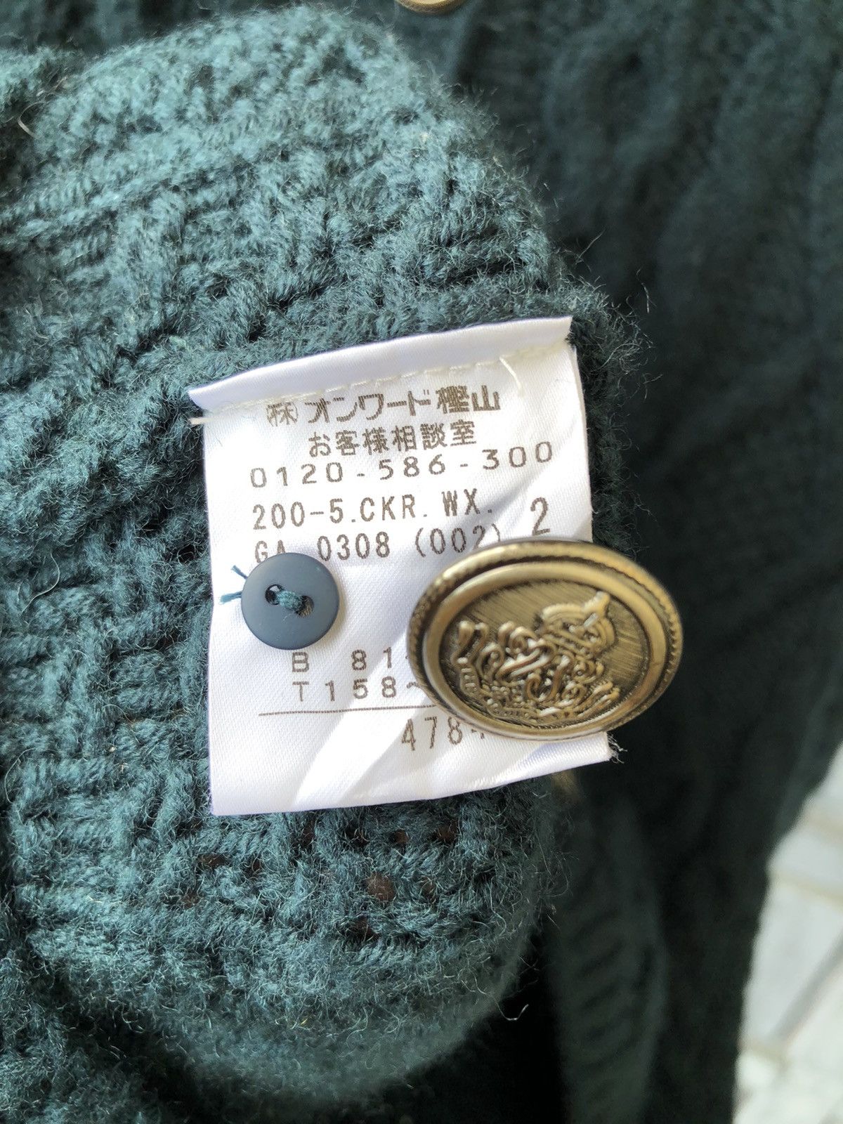 Japanese Brand Kumikyoku Japanese Cable Knit Rabbit Fur Good Condition Size M / US 6-8 / IT 42-44 - 18 Thumbnail