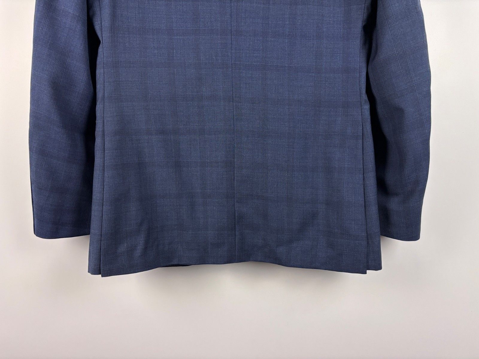 Hackett Hackett London Wool Check Blazer Jacket Dark Blue Size 36R Size 36R - 6 Thumbnail