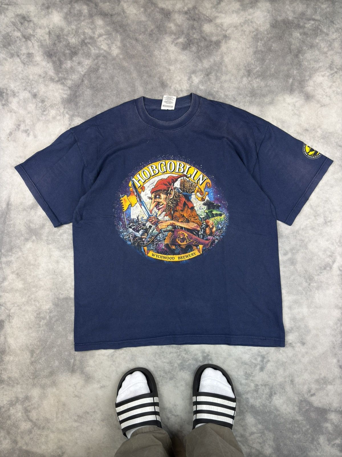 Band Tees × Vintage Vintage Hobgoblin Bar Drink Humor 90s t shirt tee band rap Size US XL / EU 56 / 4 - 1 Thumbnail