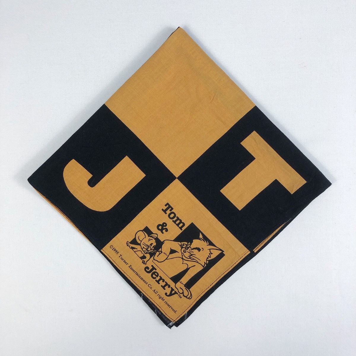 Cartoon Network × Vintage × Warner Bros Rare Vintage 1995 Tom & Jerry Handkerchief Bandana Size ONE SIZE - 1 Thumbnail