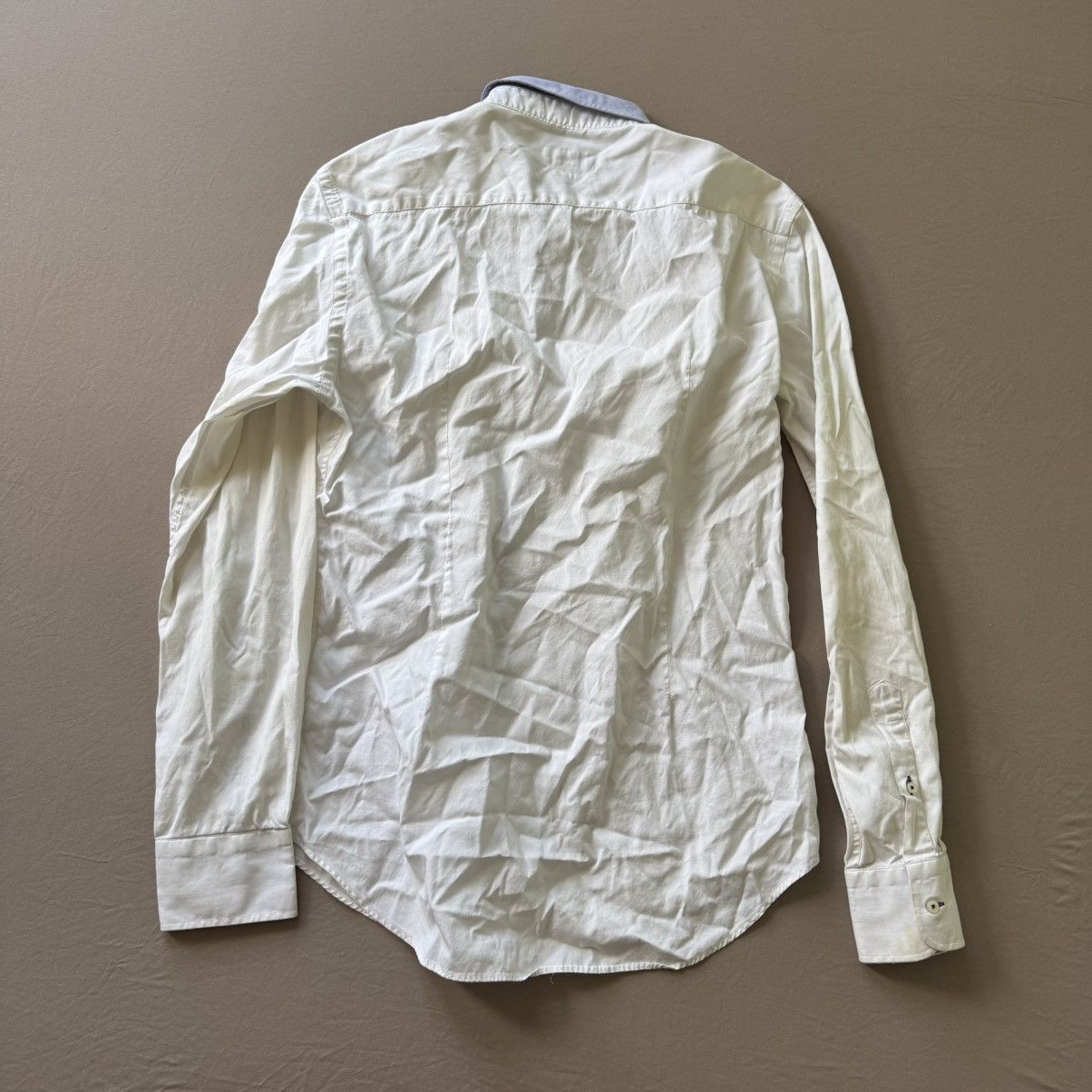 Zara Zara Contrast Collar Slim Fit Shirt Size US L / EU 52-54 / 3 - 7 Thumbnail