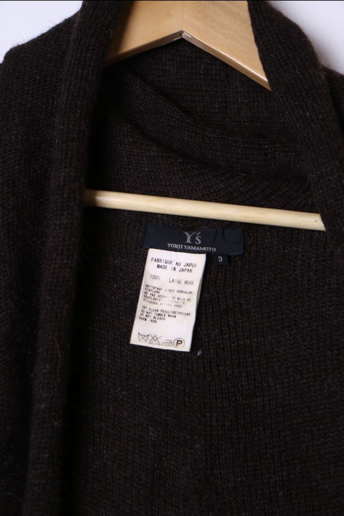 Yohji Yamamoto Yohji Yamamoto shoulder bag, asymmetric pocket cardigan Size M / US 6-8 / IT 42-44 - 4 Thumbnail