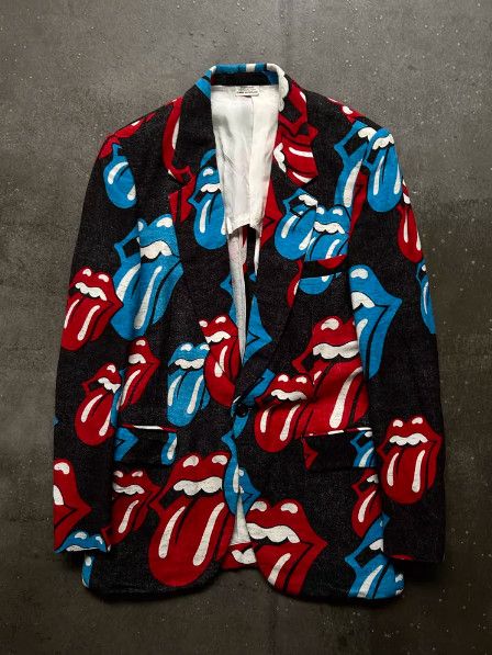 Comme des Garcons Homme Plus COMME des GARÇONS HOMME PLUS 06SS Rolling Stones Suit Set Size 42L - 3 Thumbnail