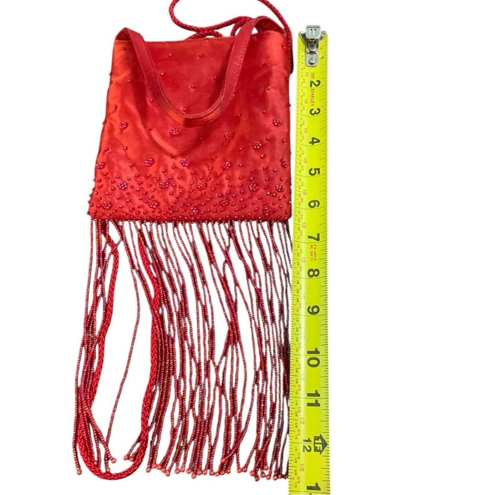 Vintage Vintage Meg Christopher Beaded Tassle Evening Bag Size ONE SIZE - 12 Thumbnail