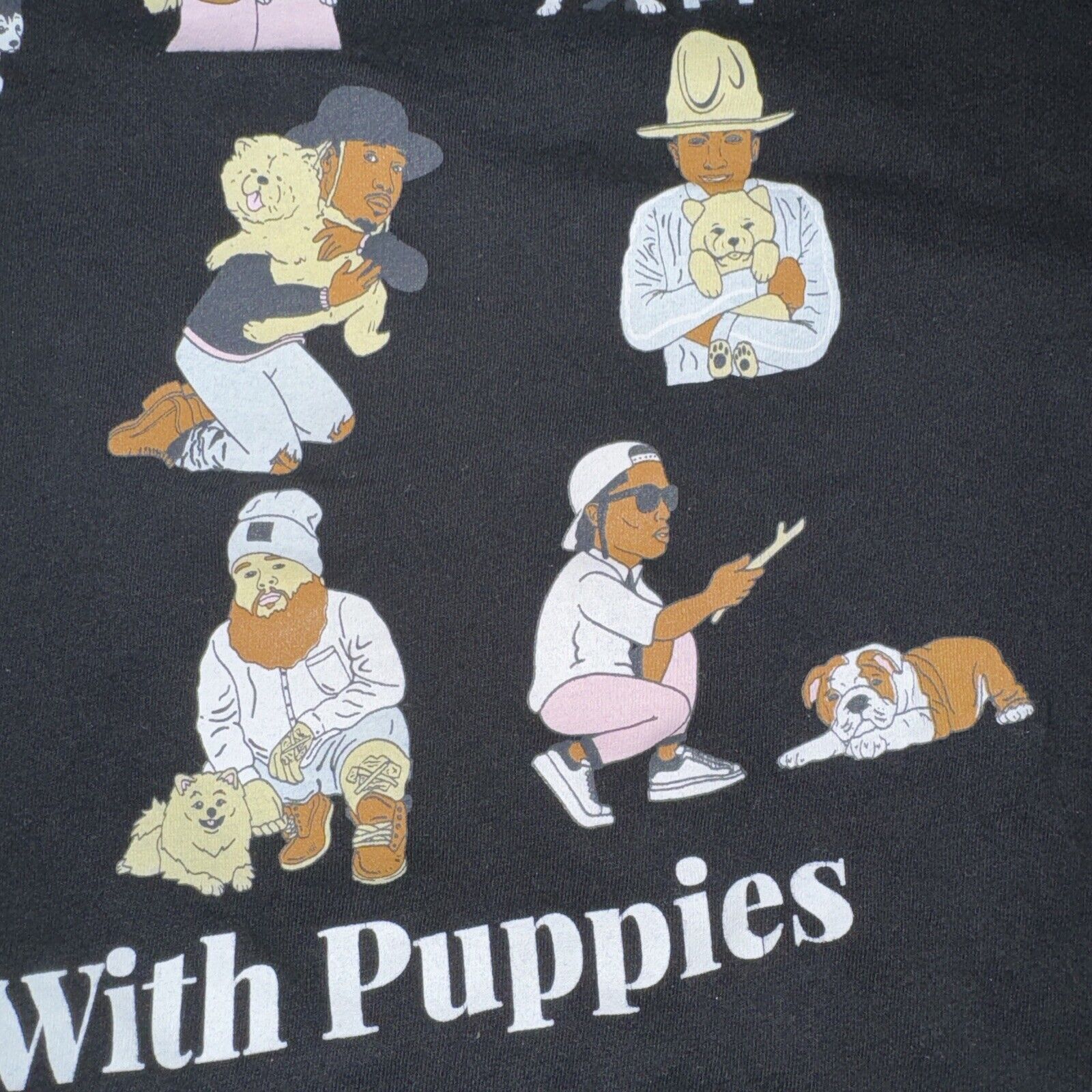 Other Rappers With Puppies Long Sleeve Shirt XL Black Dog Limited Size US XL / EU 56 / 4 - 5 Thumbnail
