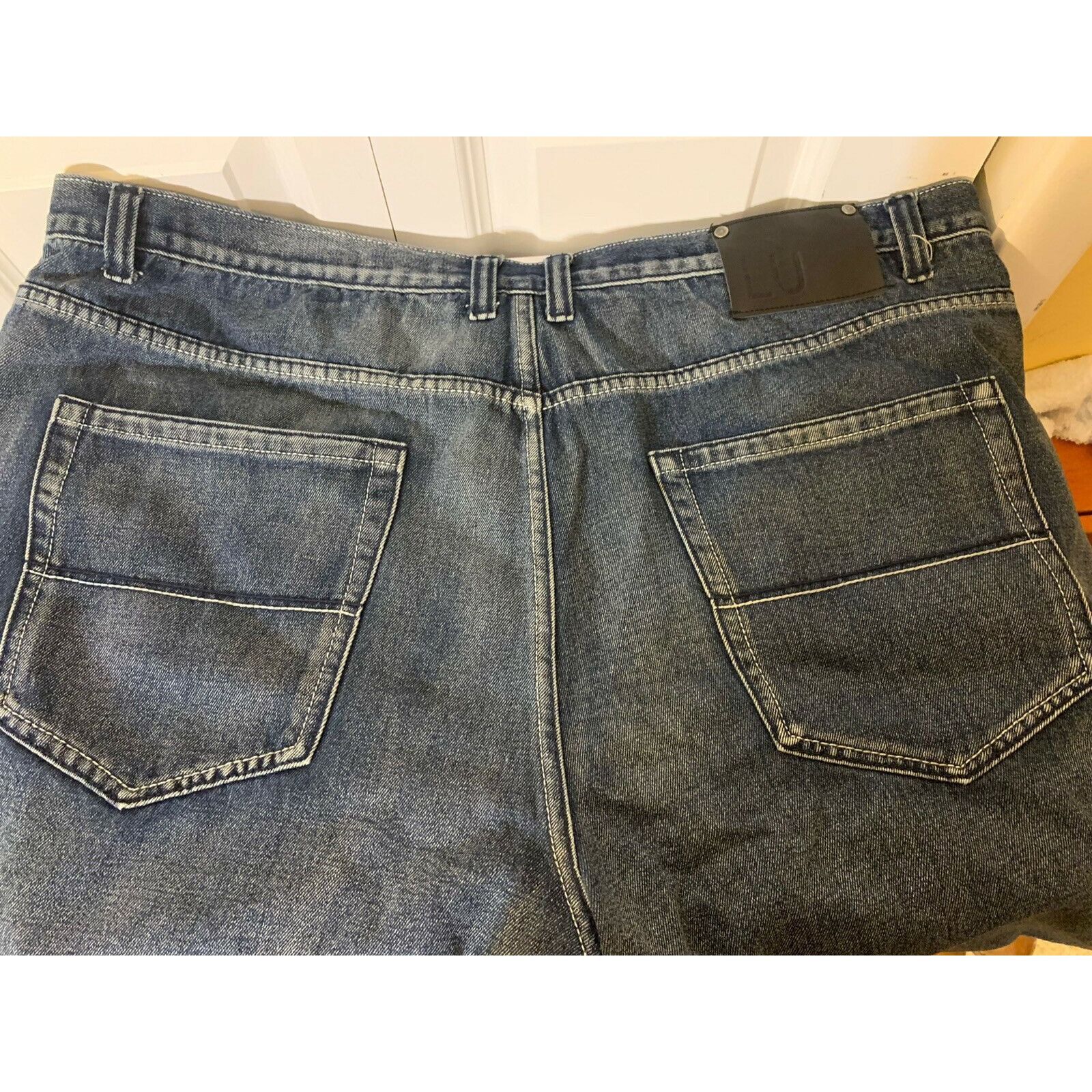Other LINEA UOMO RELAXED STRAIGHT Men’s Sz 48 Denim Blue Shorts Size US 44 / EU 60 - 8 Thumbnail