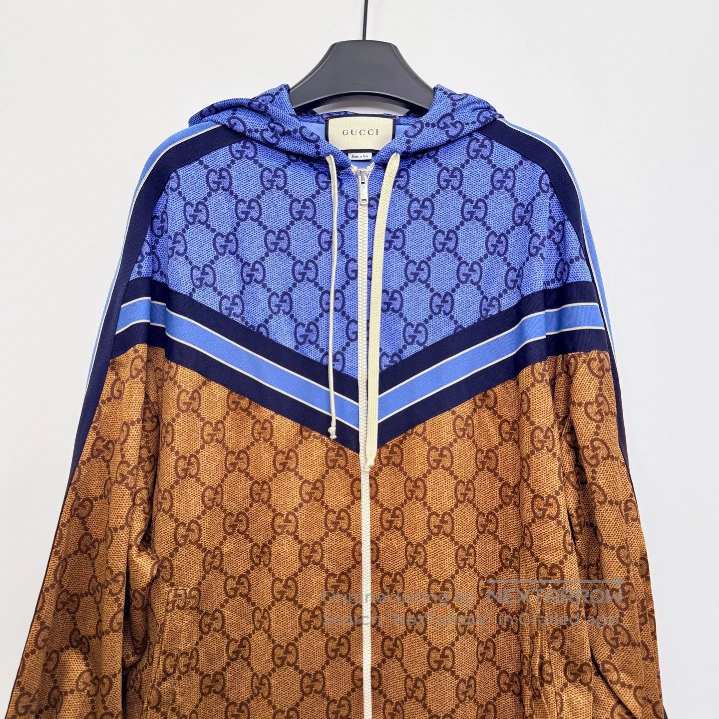 Gucci Guicci Logo Color Block Hooded Jacket| Size US XS / EU 42 / 0 - 2 Thumbnail