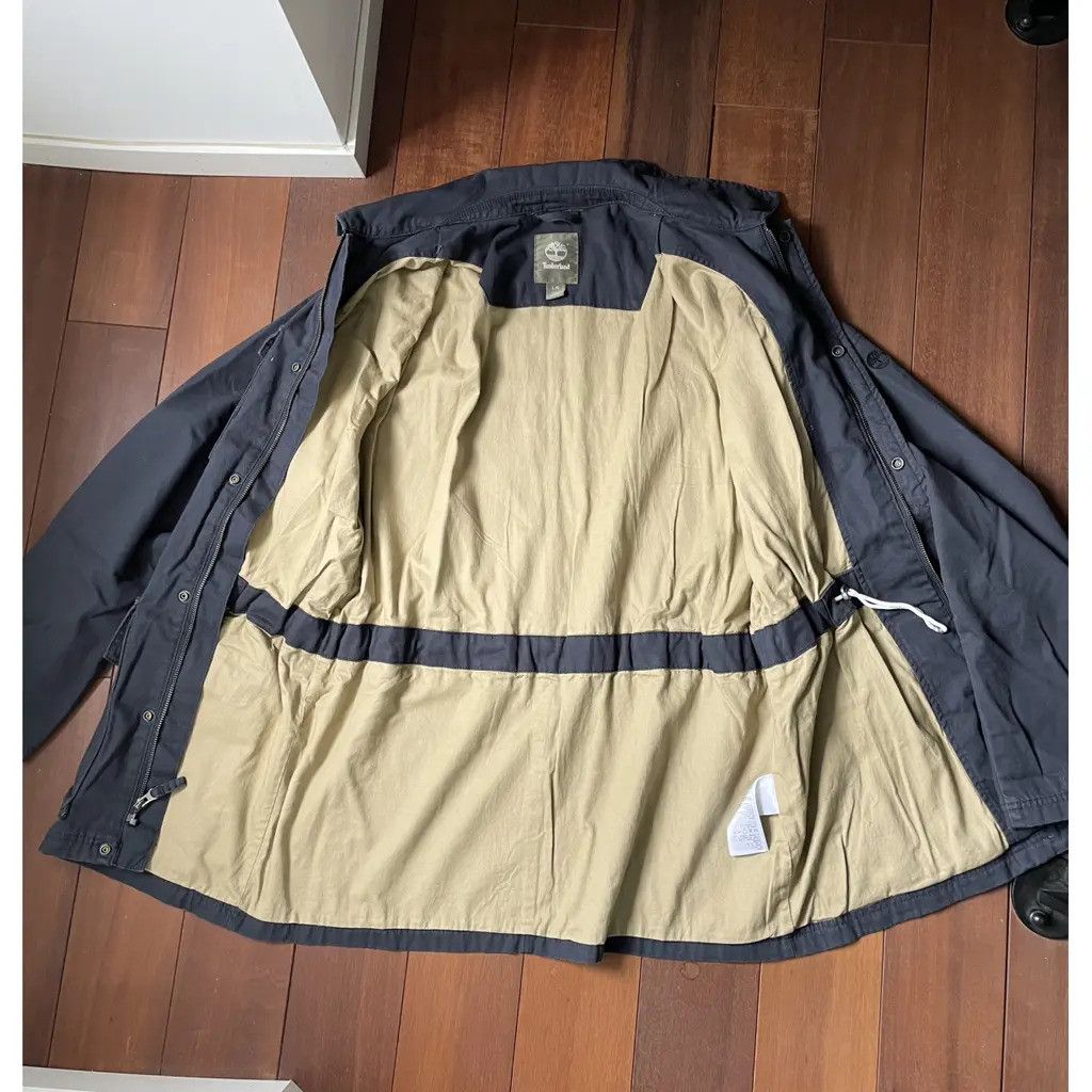Timberland Timberland Men's Parka Field Jacket Navy Size US L / EU 52-54 / 3 - 3 Thumbnail