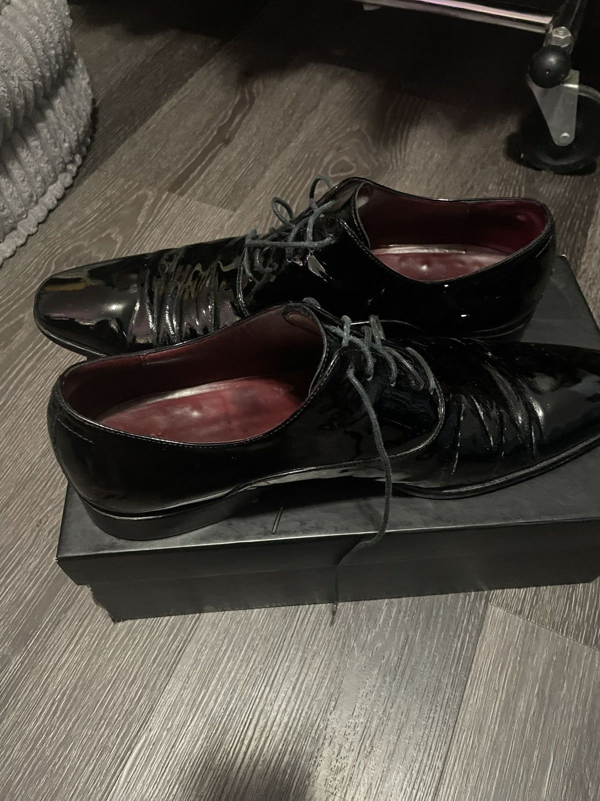 Hugo Boss Hugo Boss patent leather shoes Size US 12 / EU 45 - 7 Thumbnail