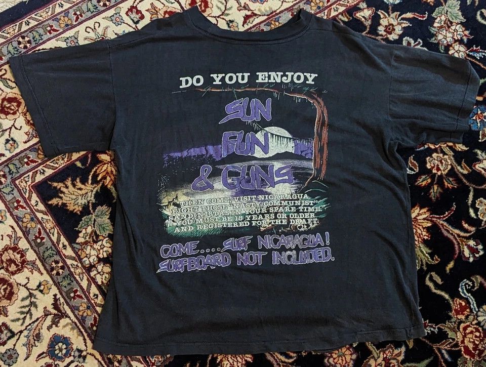 Other Vintage 1988 Sacred Reich Surf Nicaragua Thrash Metal XL Size US XL / EU 56 / 4 - 2 Thumbnail