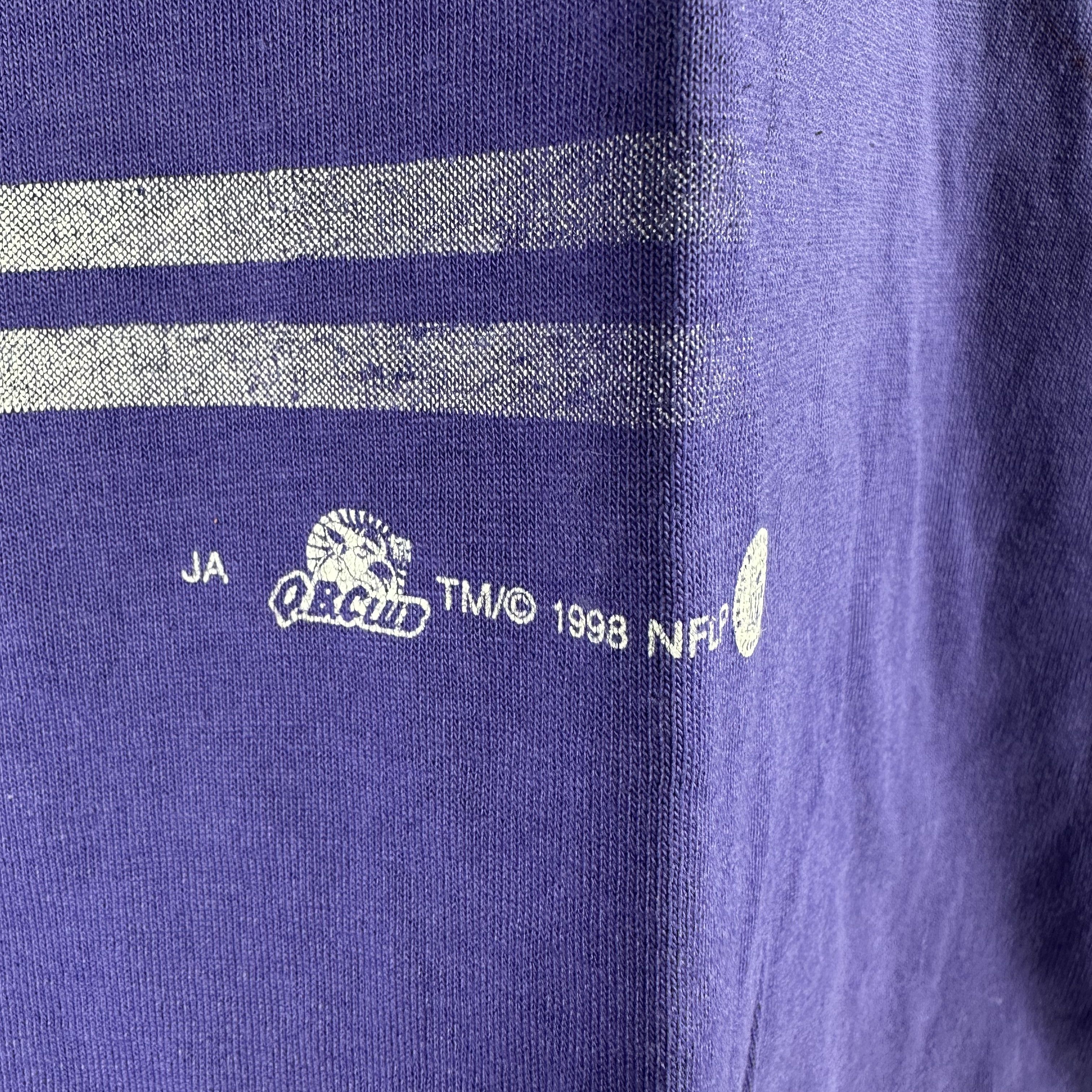 Vintage ​1998 Randall Cunningham Minnesota Vikings NFL XL T-shirt Size US XL / EU 56 / 4 - 3 Thumbnail