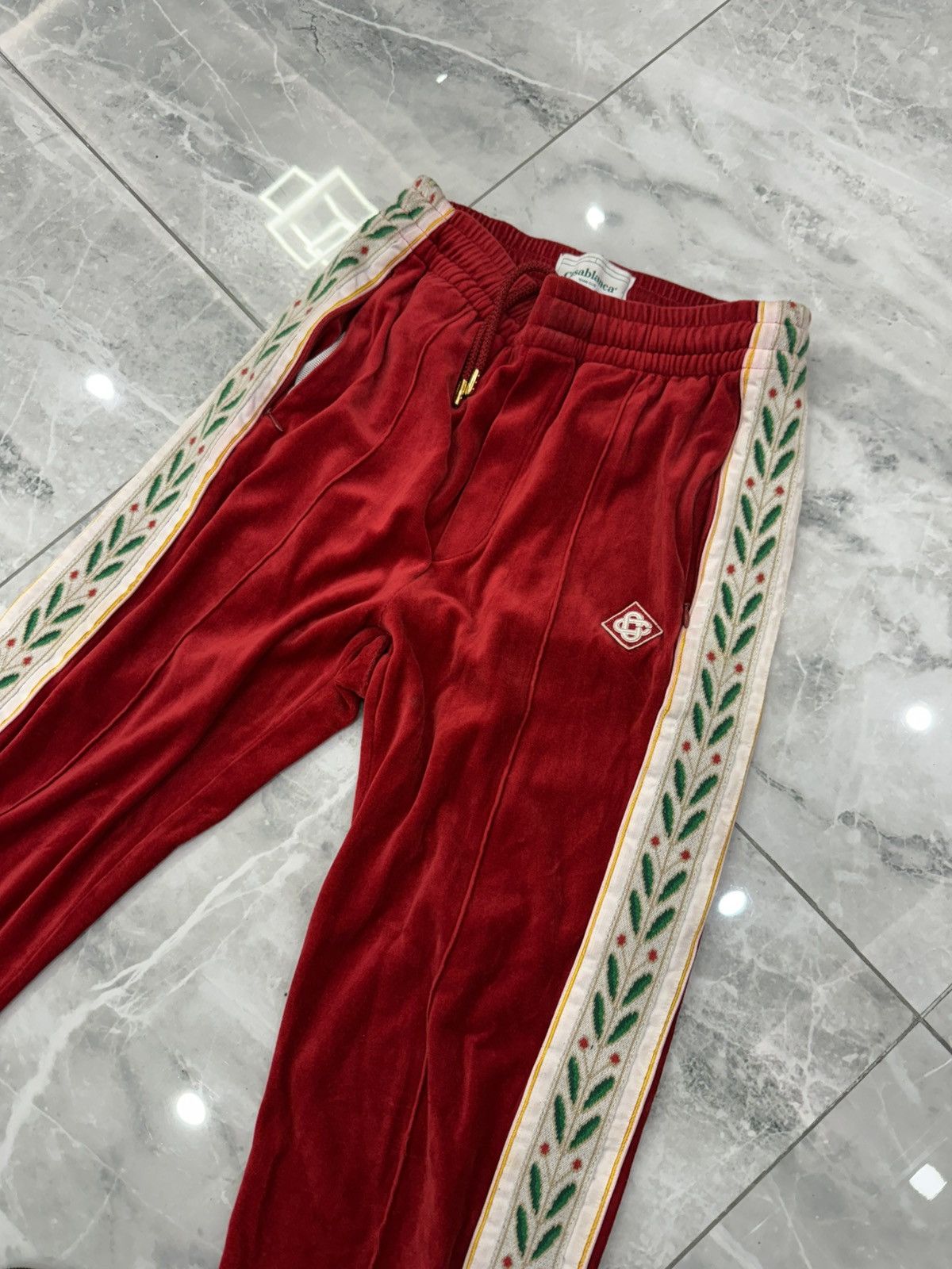 Casablanca Casablanca Red Trackpants Size US 30 / EU 46 - 3 Thumbnail