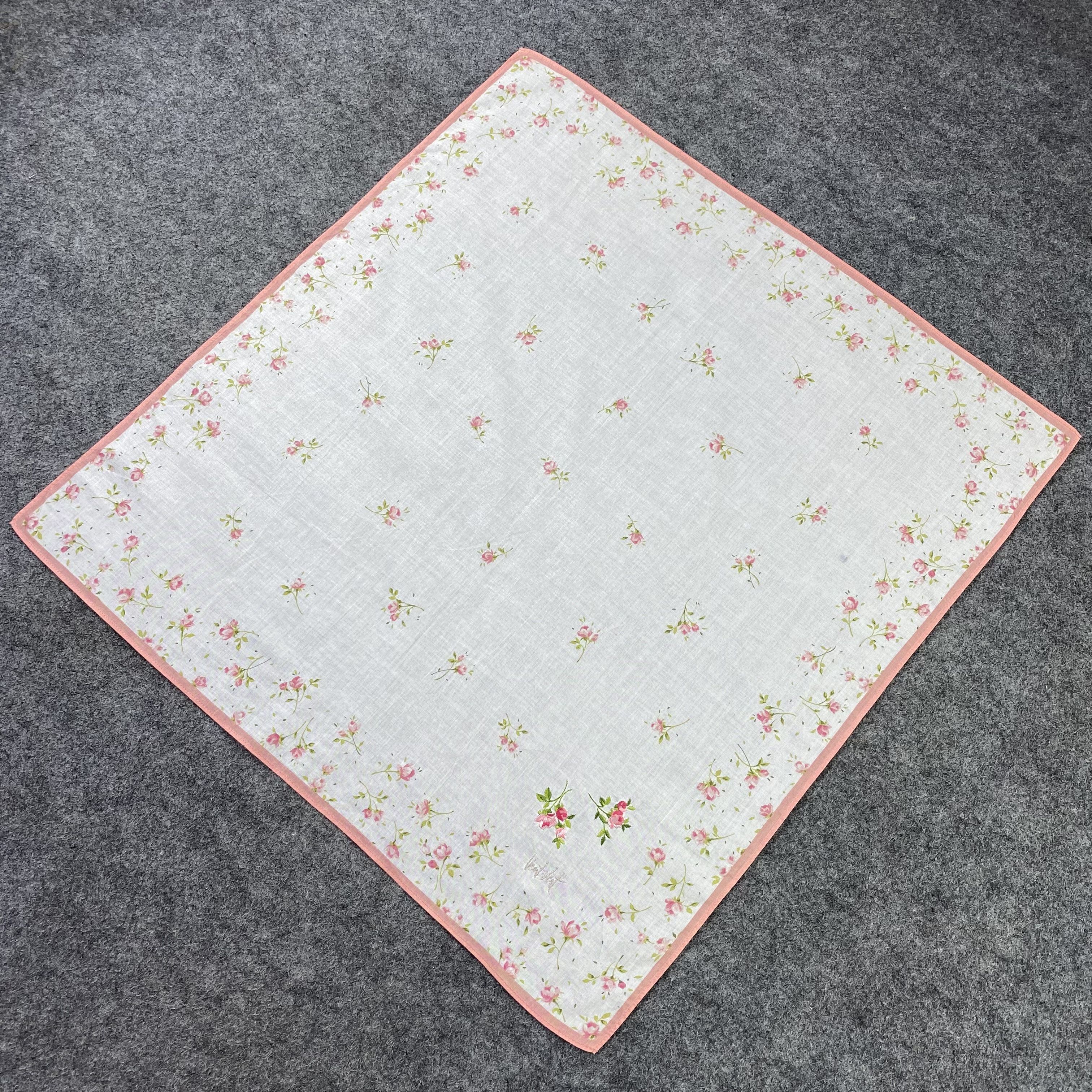 Vintage Vent Vert Handkerchief / Bandana / Neckerchief-B889 Size ONE SIZE - 5 Thumbnail