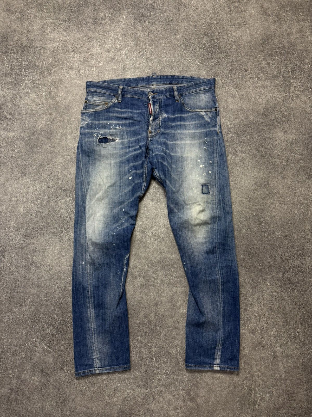 Dsquared2 Dsquared2 Taper slim destroyed jeans Size US 36 / EU 52 - 1 Thumbnail