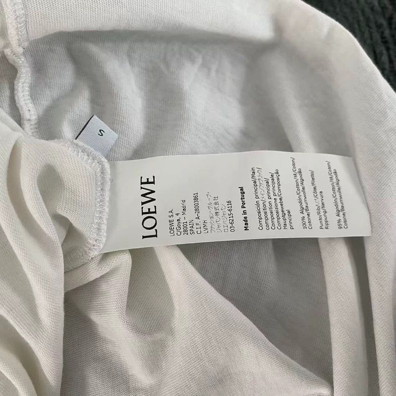 Loewe LOEWE White long-sleeved T-shirt Size S / US 4 / IT 40 - 3 Thumbnail