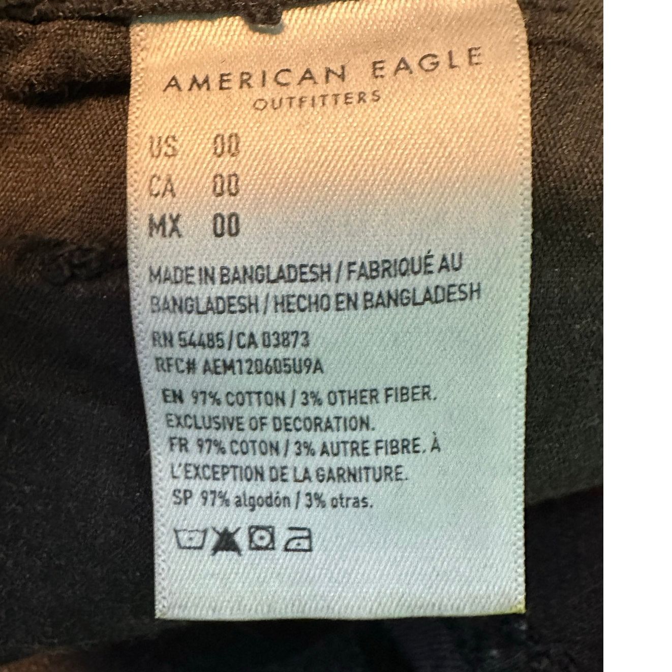 American Eagle Outfitters American Eagle denim distressed cut off shorts size 00 Size 24" / US 00 / IT 34 - 4 Thumbnail