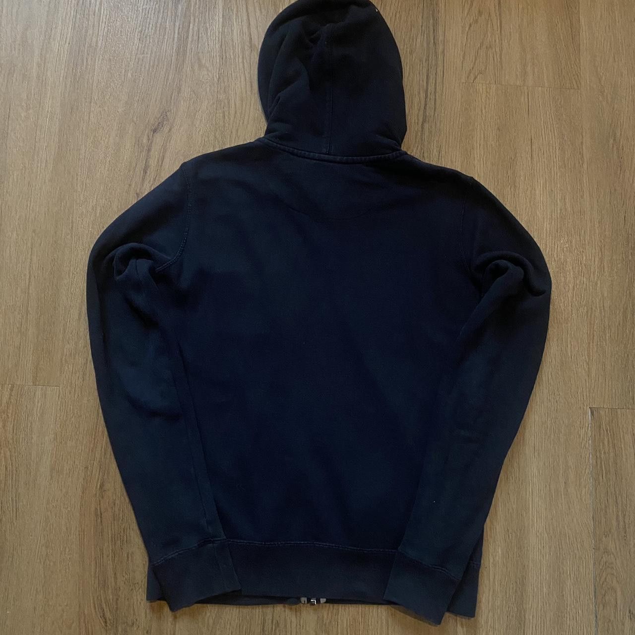 Nike 2000s y2k ZIP Nike black hoodie with white tick Size US M / EU 48-50 / 2 - 3 Thumbnail
