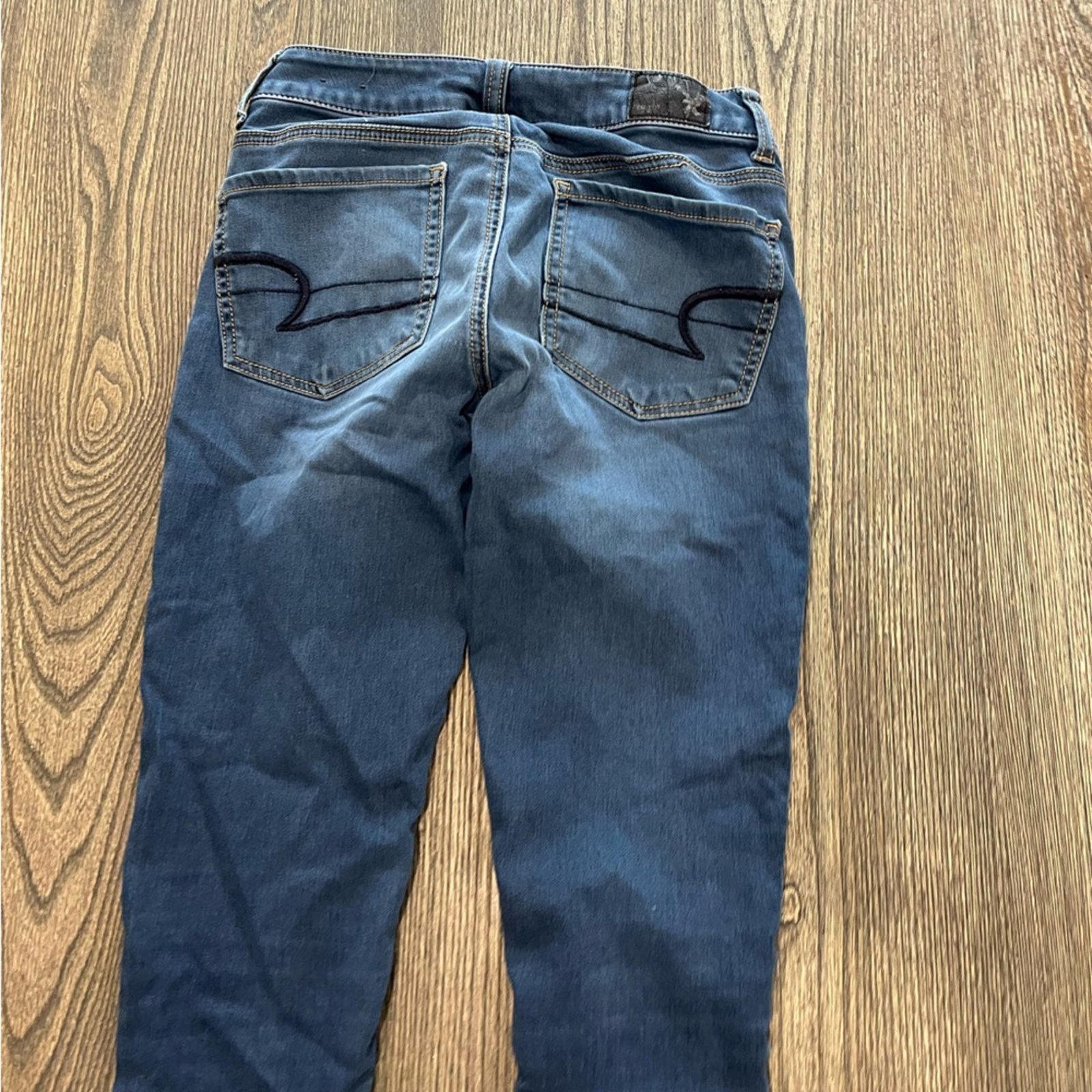 American Eagle Outfitters American Eagle Hi-Rise Jegging Jeans Super Stretch Size 2 Size 26" / US 2 / IT 38 - 12 Thumbnail