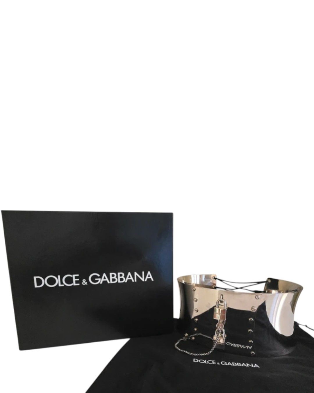 Dolce & Gabbana RARE S/S 2007 RUNWAY METAL CORSET BELT Size ONE SIZE - 9 Thumbnail