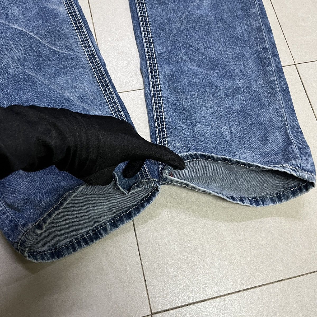 Affliction × PPFM Vintage Affliction Washed Jeans Size US 35 - 6 Thumbnail