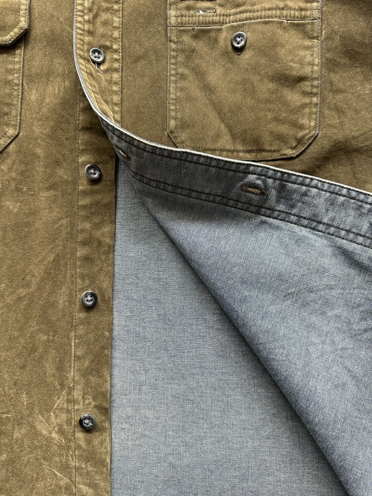 Kansai Yamamoto 00's Kansai Jeans moleskin denim shirt Size US L / EU 52-54 / 3 - 14 Thumbnail