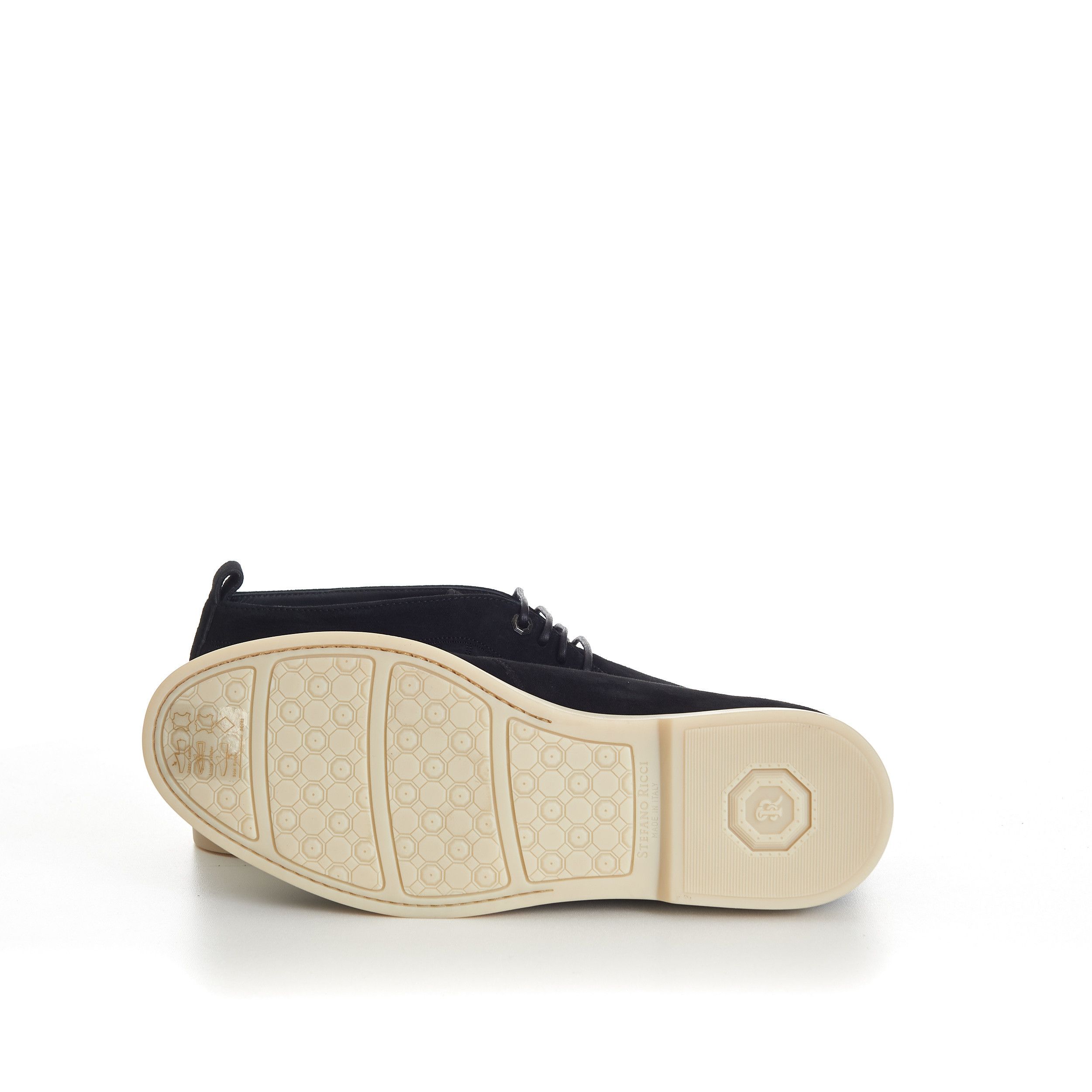Stefano Ricci Black Suede Lace Up Chukka Boots With Rubber Soles Size US 8.5 / EU 41-42 - 10 Thumbnail